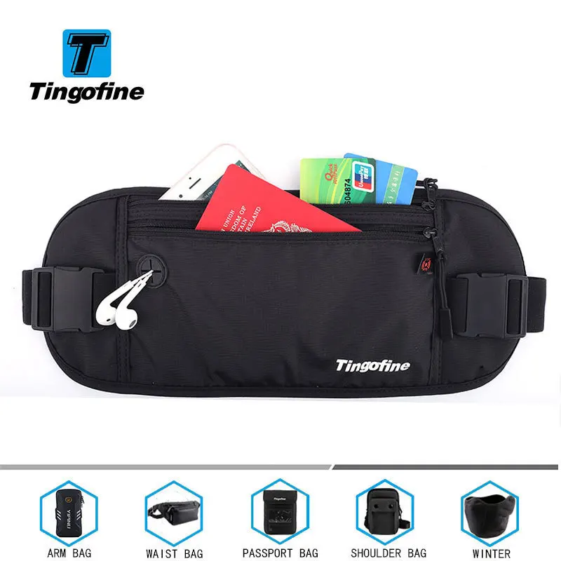 

Tingofine Travel RFID Passport Bag Multi-functional Anti-Theft Wallet Certificate Bag Nylon Waterproof Wallet