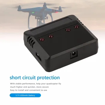 

High Quality Lipo Battery Standard Charger Sets+ 4pcs 3.7V 850mAh Battery for Syma X5C X5C X5SC X5SW Drone Toys Hot Promotion