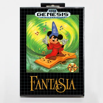 

Fantasia 16bit MD Game Card For Sega Mega Drive/ Genesis with Retail Box
