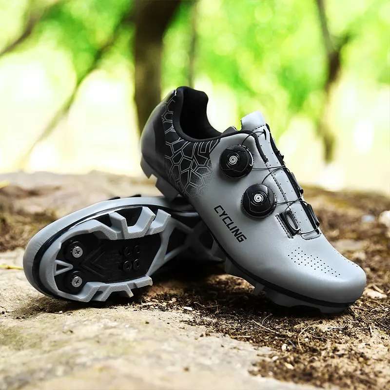 Road Cycling Shoes Men Outdoor Sport Bicycle Shoes Breathable Mtb Bike Flat Sneakers Mnountain Racing Cycling Sneakers Plus Size