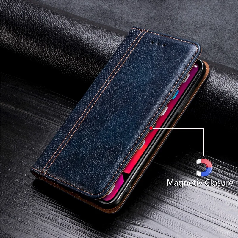 xiaomi leather case cosmos blue Wallet case For Xiaomi Redmi Note 8 8A 8T 9S 9 7 7S 7A 6A 5A 4A 4X K20 6 5 4 3 Pro SE Plus Max case Flip Magnetic Leather Cover xiaomi leather case case