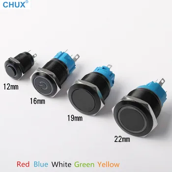 

Metal Push-button Switch 12mm 16mm 19mm 22mm Self-locking Momentary with red yellow blue green white Led Switch