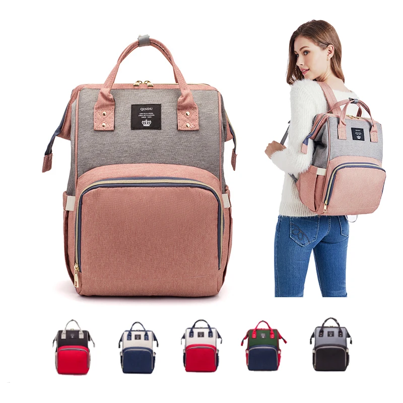 

Diaper Bag Backpack Multifunction Travel Back Pack Maternity Baby Nappy Changing Bags Large Capacity Waterproof and Stylish