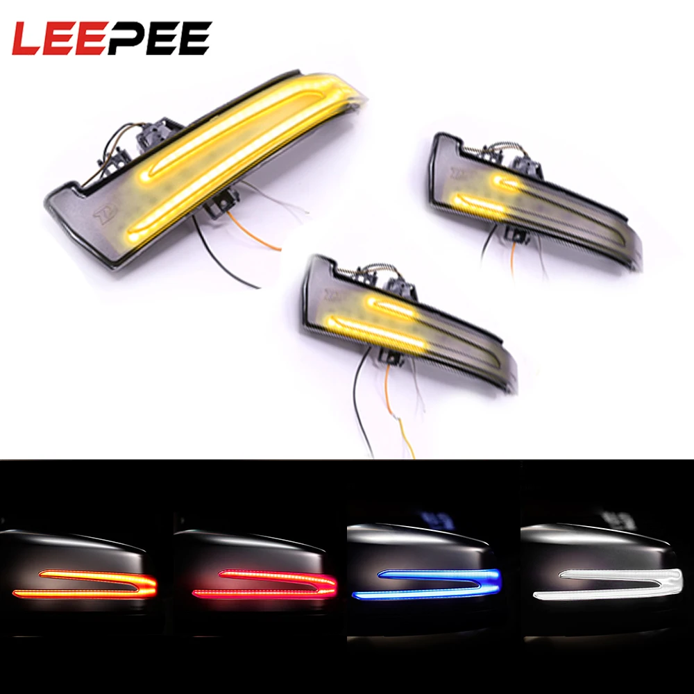 

A Pair Car Rear View Mirror Turn Signal Light For Mercedes-Benz W221 W212 W204 W176 W246 X156 C204 C117 X117 LED Blinker Lamp