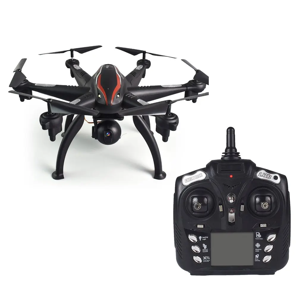 

Dual GPS Drone 6-Axis 4CH 1080P Wide Angle 5G WiFi FPV RC Drone Quadcopter Aircraft Plane 180'Adjustable Camera Remote Control