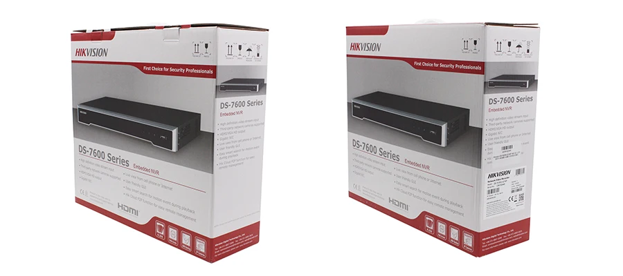 Hikvision 8CH 4K NVR DS-7608NI-I2/8 P Plug& Play с 8 POE портами 2 SATA Сетевой Видео Recoder до 12MP разрешение H.265