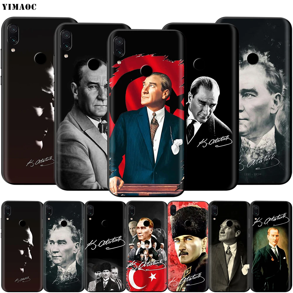 YIMAOC Турция Мустафа Kemal Ataturk ТПУ чехол для Xiaomi Redmi mi Note MAX 3 6 6A 7 mi6 mi8 9 se a1 a2 Pro Lite go pocophone