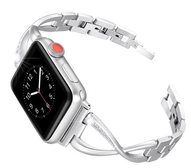 for apple watch 6 SE 4 3 stainless steel for apple watch series 5 40mm band 44mm 38mm 42mm Bracelet wristband Accessories