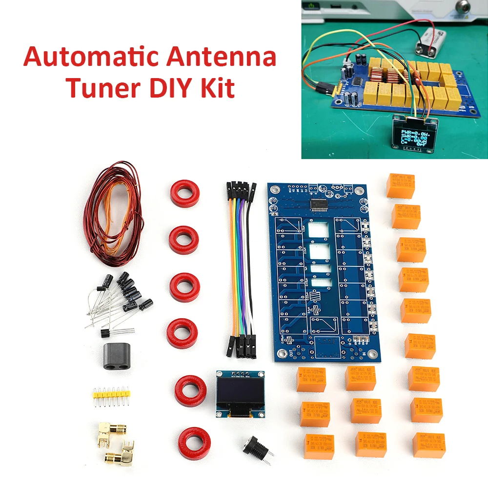 ATU-100 DIY Kits 1.8-50MHz ATU-100 Mini Automatic Antenna Tuner By N7ddc 7x7 096 Inch Oled Firmware Programmed I187936206