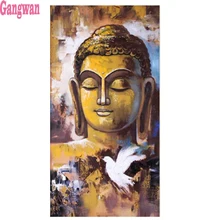 Алмазная картина абстрактное изображение Будды DIY Алмазная вышивка фотографии на заказ 5D Вышивка крестиком полная квадратная круглая мозаика алмаз