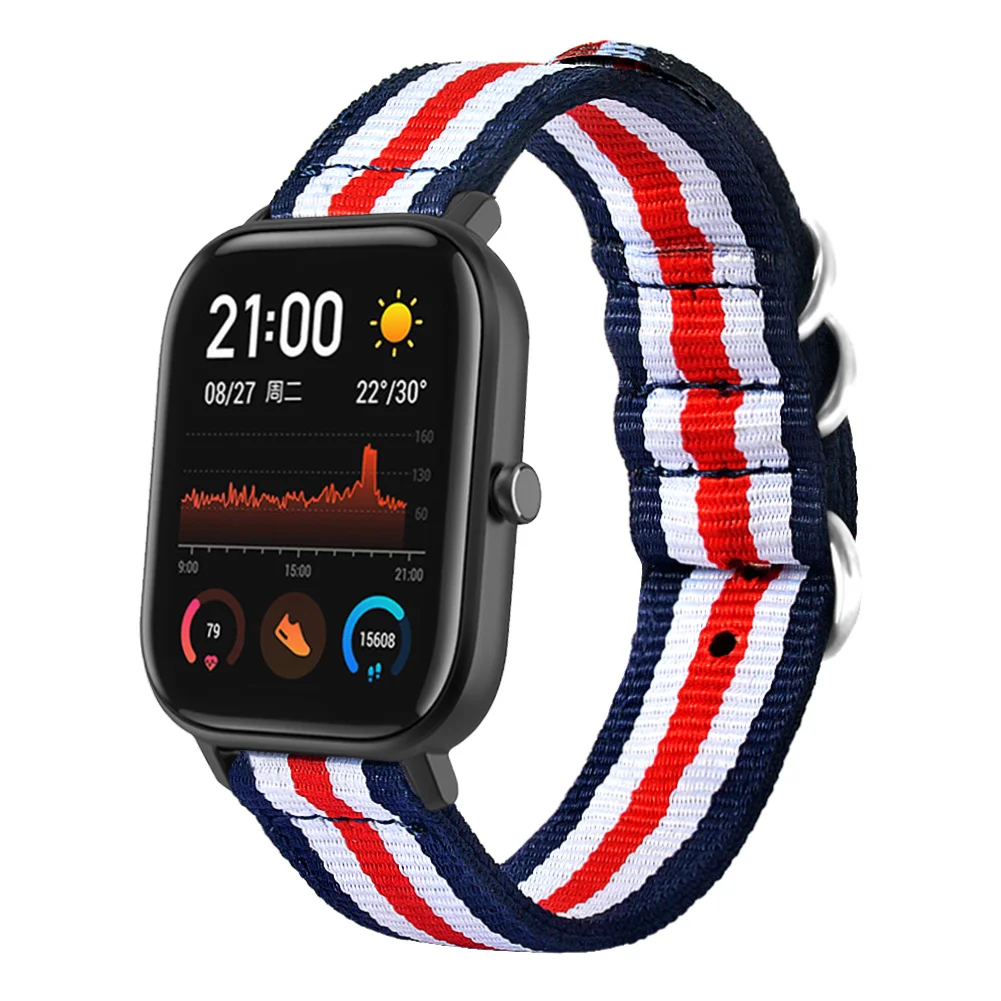 Сменный Браслет для часов часы с ремешком из полотна для Huami Amazfit GTS Smart Watch SD998