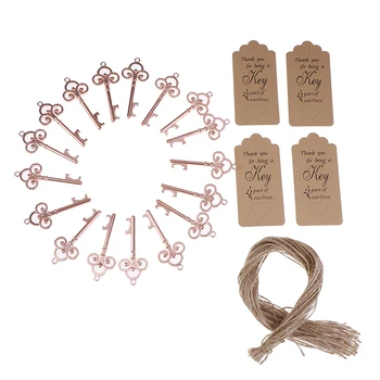 

50pcs Bottle Opener Key Vintage Wedding Decoration Supplies Kitchen Tool Accessories Zinc Alloy Wedding Pendant Beer Opener