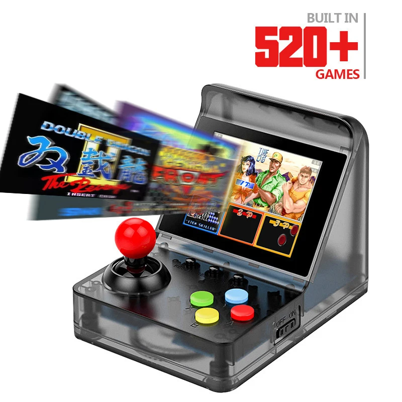 Игровая мини консоль ZOMTOP 32 битная ретро для видеоигр 3 0 дюйма 520 встроенных игр