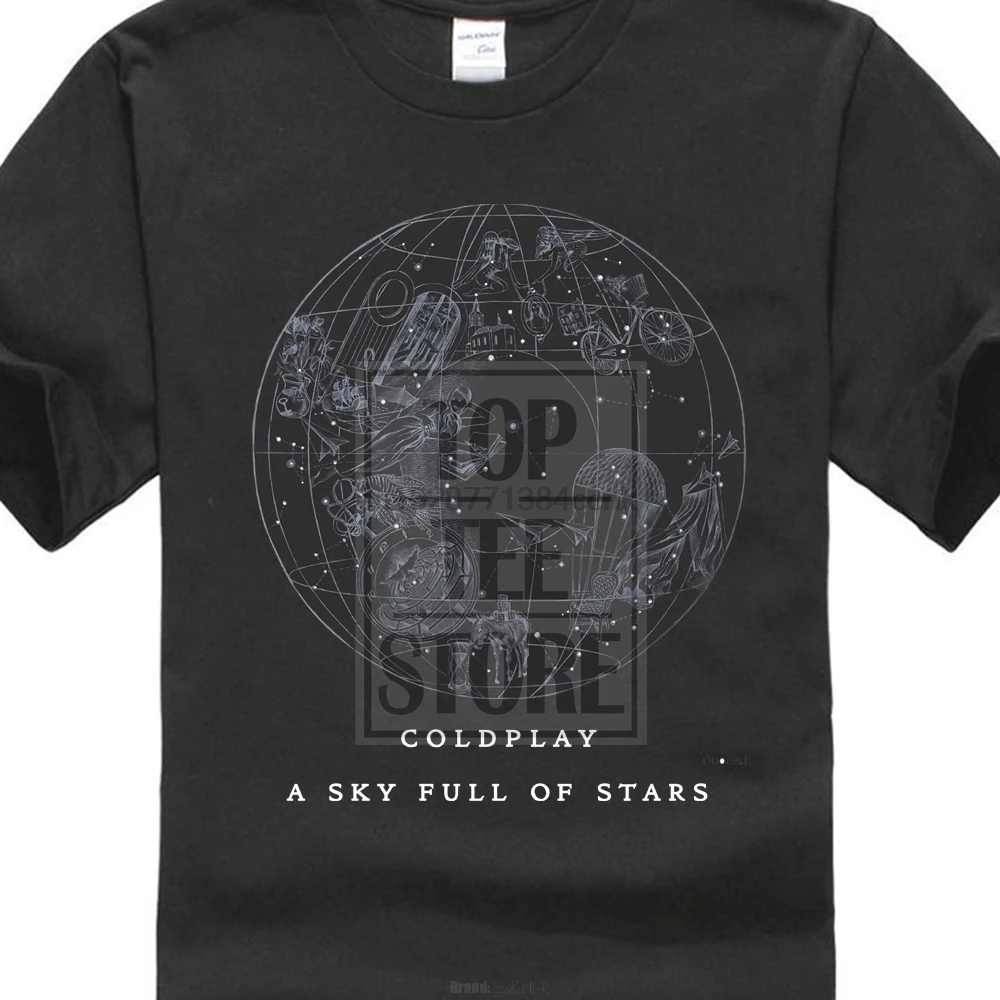 Coldplay A Sky Full Of Stars футболка S M L XL 2XL новый официальный | Мужская одежда