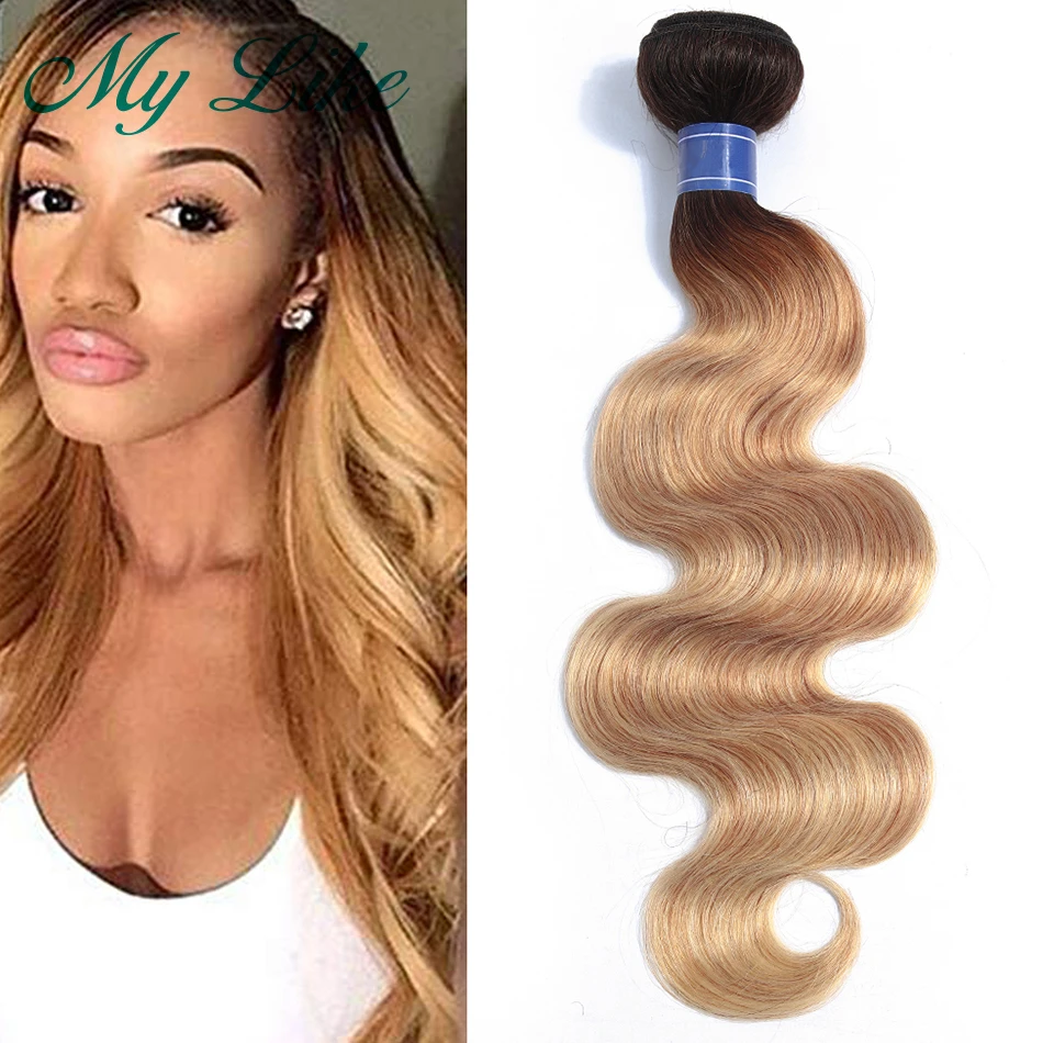 Weave Ombre Hair : Beautyforever Ombre Brazilian Hair 3bundles Body Wave Hair Ombre Hair Weave 3tone