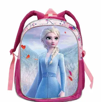 

12.5/14/16 inch Fashion Cartoon Elsa Backpack Girls School Bag Kids Children Schoolbags Lovely Knapsack Baby Bags Gift For Girl