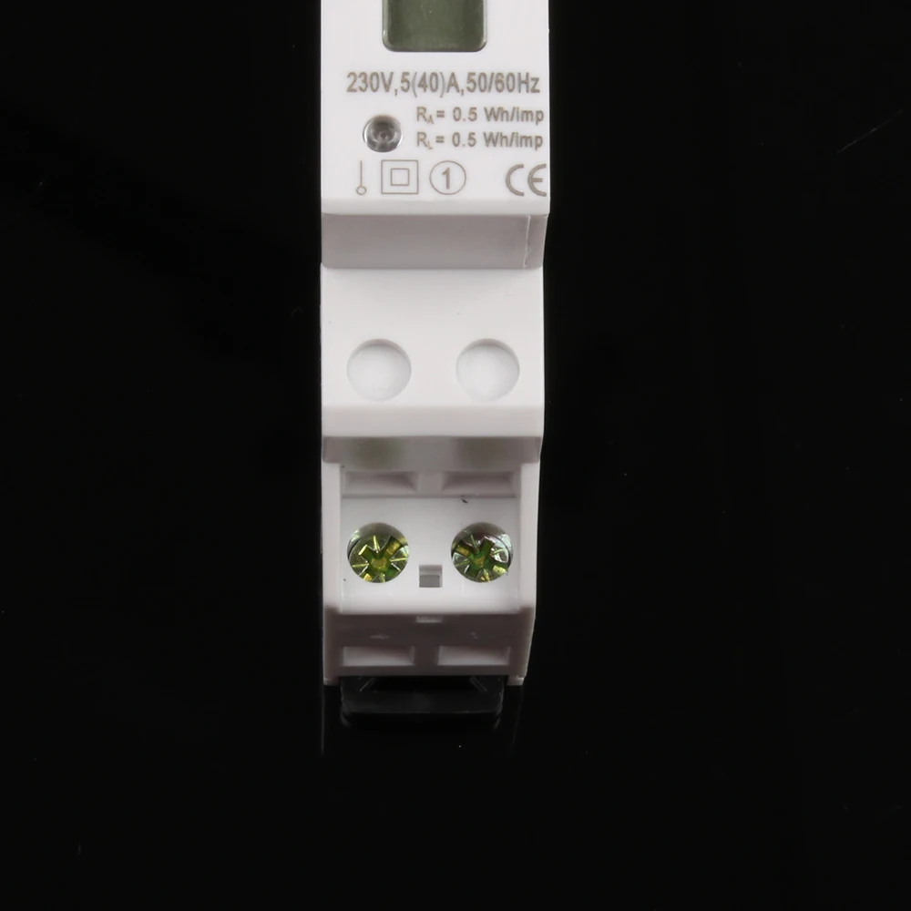 LEM012SD однофазного двухпроводной электронный счетчик энергии 230V 50/60Hz 5(40) 2000imp/кВтч метр Класс 1 без подсветки