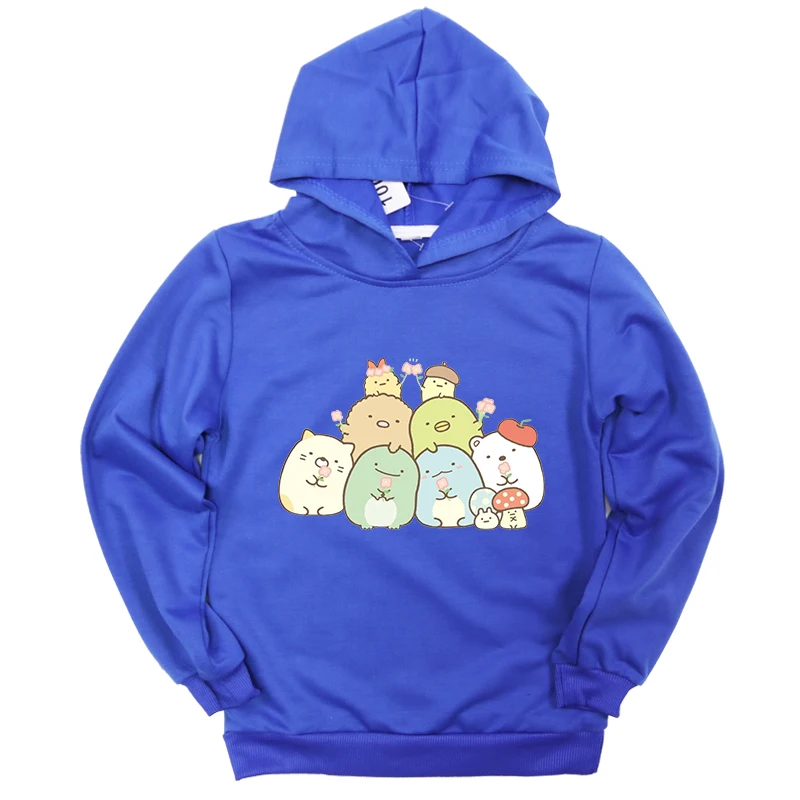 Hoodies 1 Sumikko/толстовки для малышей с героями мультфильмов; повседневные японские толстовки для мальчиков и девочек; сезон осень-зима; Moletom Infantil; для подростков - Цвет: Hoodies 1