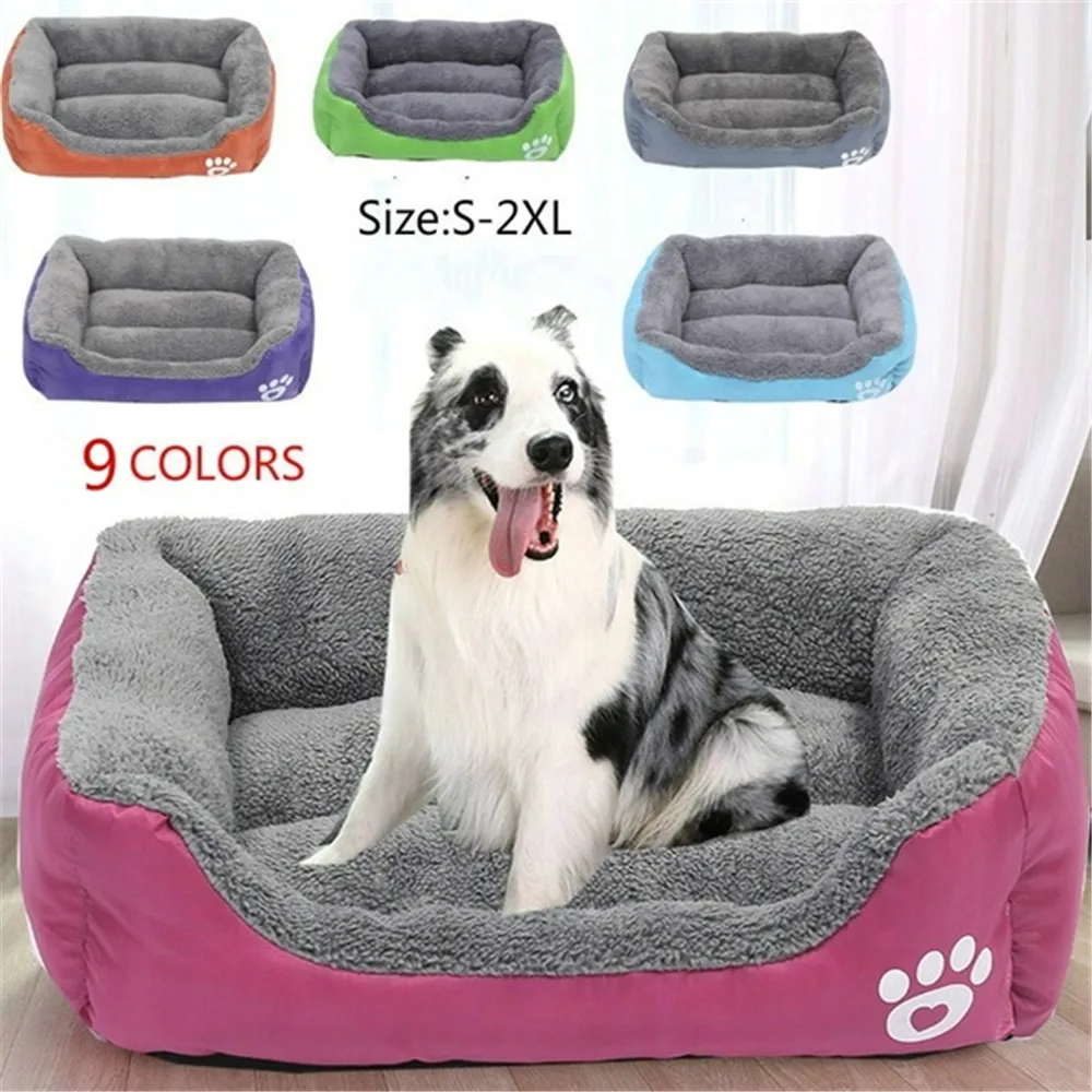 11 Color Large Dog Bed Puppy Cats Beds Multicolor Soft Waterproof Pets Sleeping Bed House Kennels Matt Pads S-XXL Size 11 Color Large Dog Bed Puppy Cats Beds Multicolor Soft Waterproof Pets Sleeping Bed House Kennels Matt Pads S-XXL Size