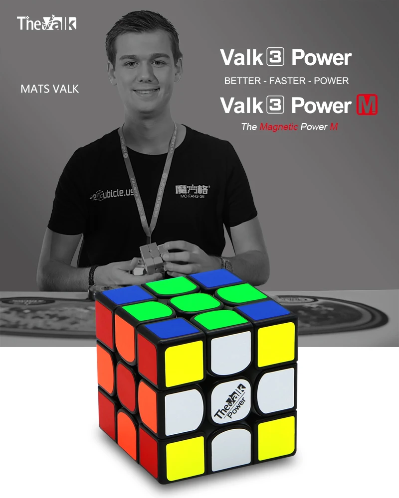 Cubo Mágico Magnético 3x3x3 The Valk 3 Power M Colorido - Cubo Store - Sua  Loja de Cubo Magico Online!