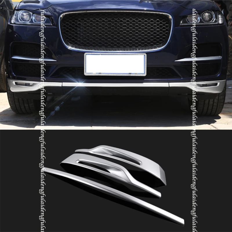 3 шт. для Jaguar передняя и нижняя решетка бампера из АБС пластика Prestige Premium 2016 2020