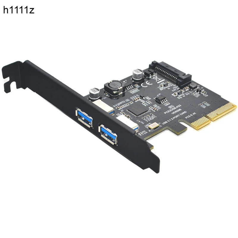 Добавить на карты SuperSpeed 10 Гбит/с USB 3 1 2 порта PCI E Express Card 15pin SATA разъем питания PCIE