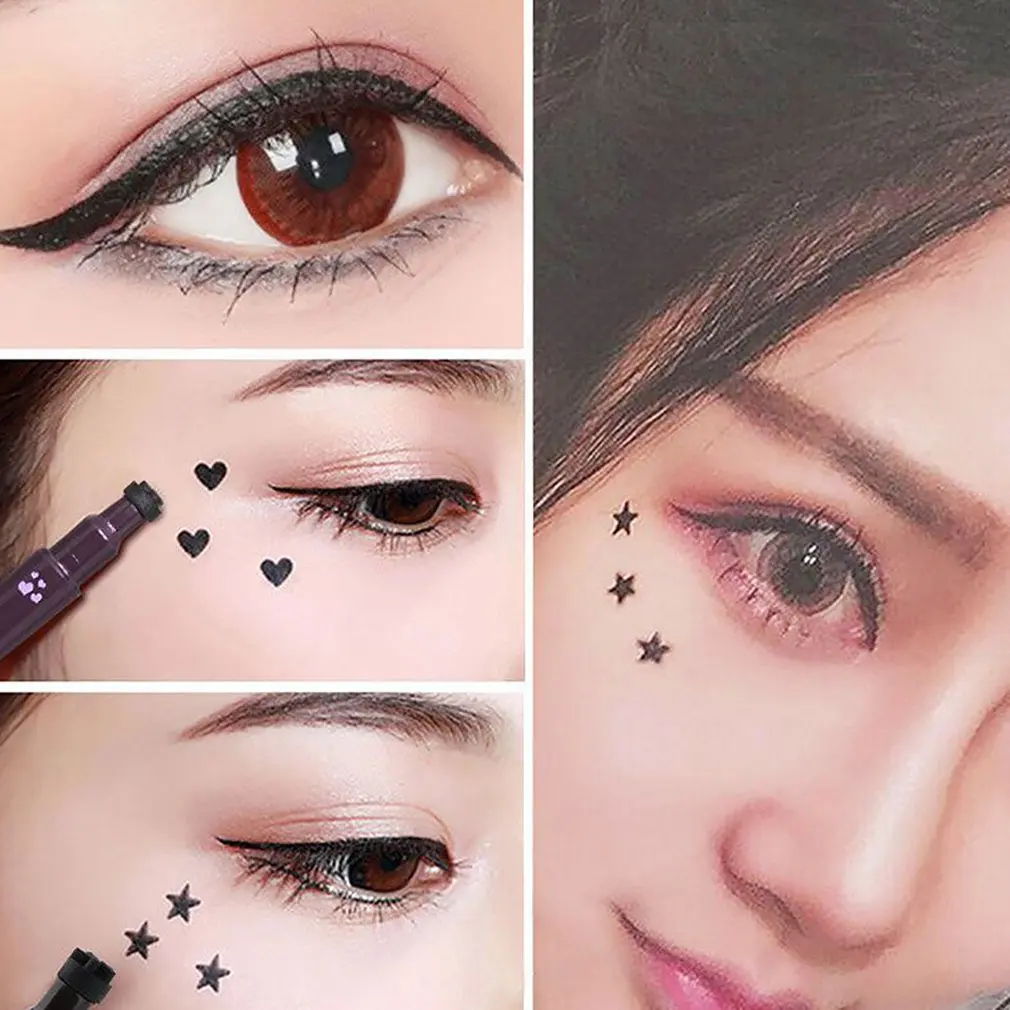 Waterproof Double Eyeliner Makeup Eyeliner Seal Double Head Makeup Eyeliner Seal Eyeliner Double Eyeliner Seal