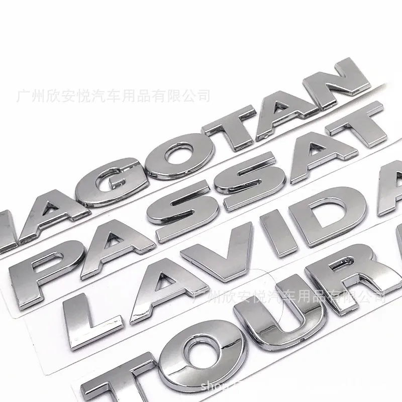 VW задняя коробка знак Слова Знак бампер наклейки логотип Tiguan Lavida Jetta Touran Passat Bora логотип автомобиля