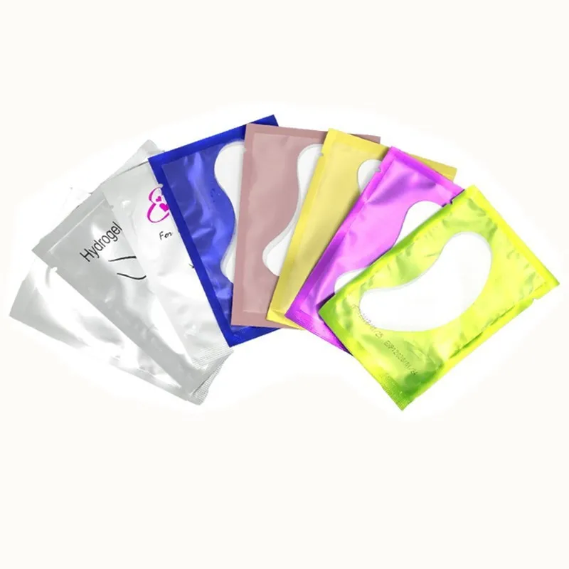 20/50 Pairs Eyelash Extension Patches Under Eye Pads For Grafting Eyelashes Paper Eye Gel Sticker Wraps Lash Patch Makeup Tool