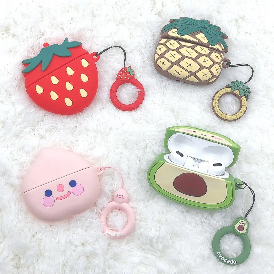 For Apple AirPods Pro Case Cartoon Cute Pattern box Shell Earphone Case For Air pods Pro 3 Cover soft Silicone Protective Fundas (2)