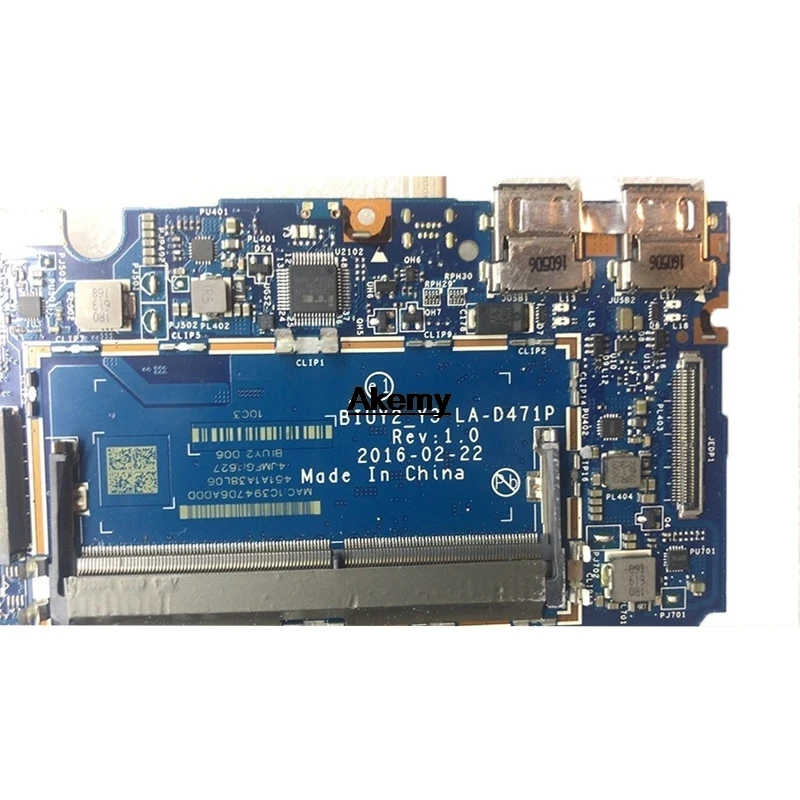 МБ 5B20M14177 для lenovo 710-14ISK Материнская плата ноутбука BYUY2_Y3 LA-D471P SR2ZU I5-7200U N16S-GTR-S-A2 DDR4 тестирование