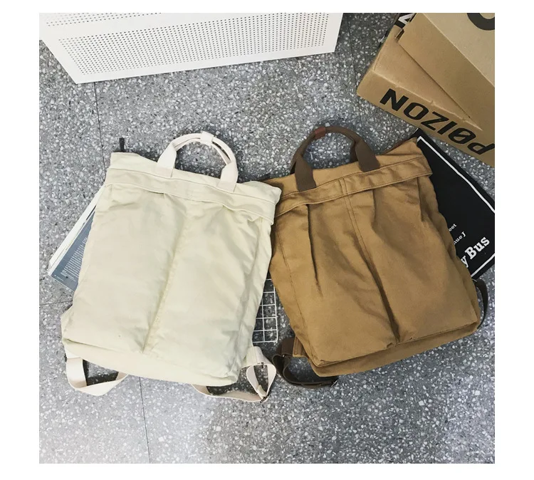 Retro Large Capacity Soft Canvas Women's Backpacks Fashion Student Schoolbag Teenager Girl Travel Backpack Sac A Dos 2021 New