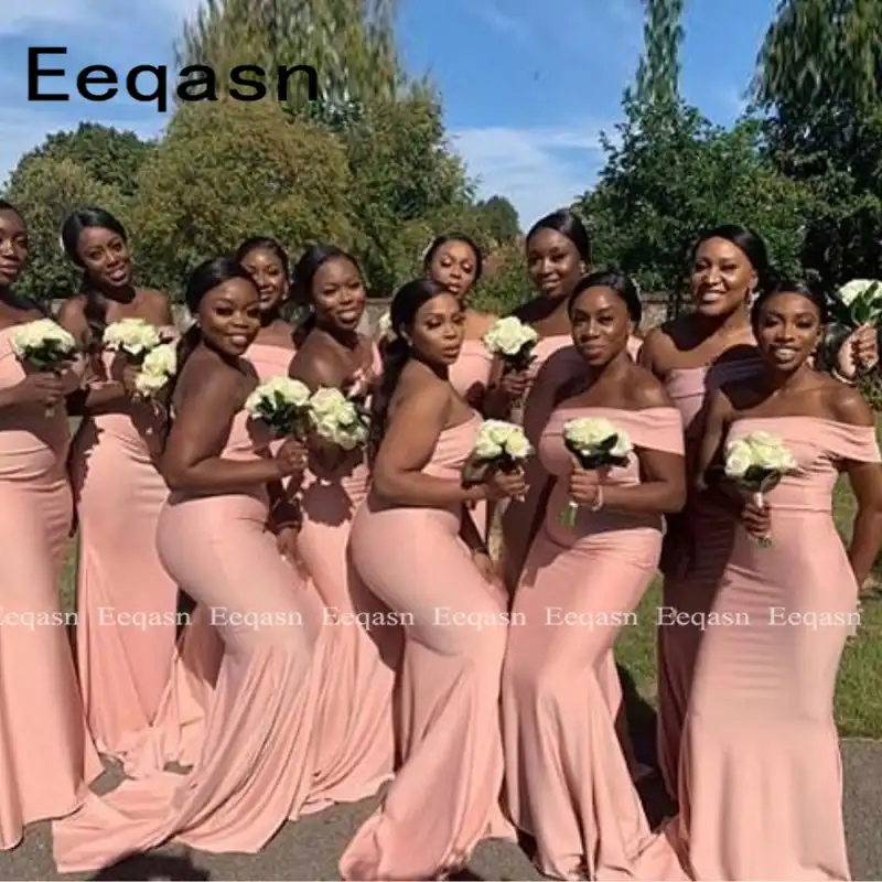 black bridesmaids