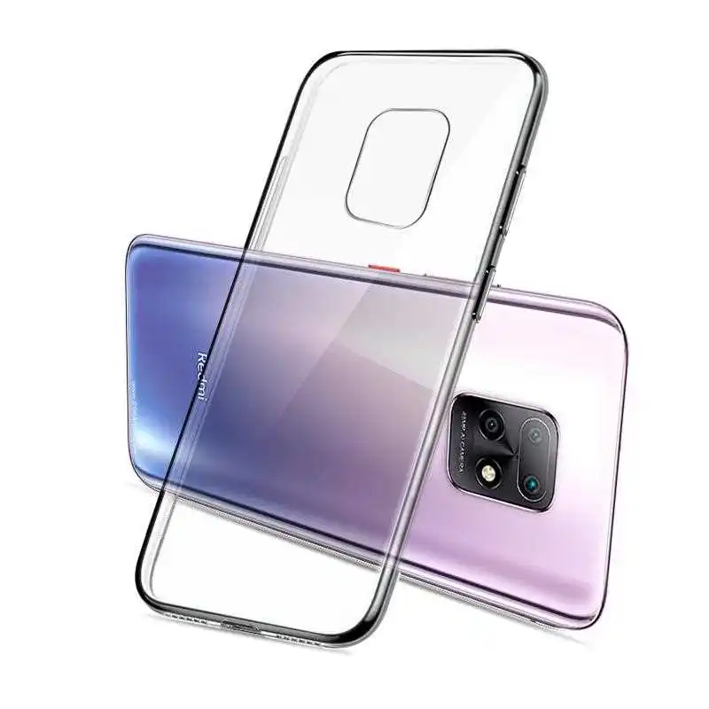 

Ultra Thin Clear Transparent Soft TPU Case For Xiaomi Redmi 10X Pro 5G 9 9a 9c Phone Case Cover
