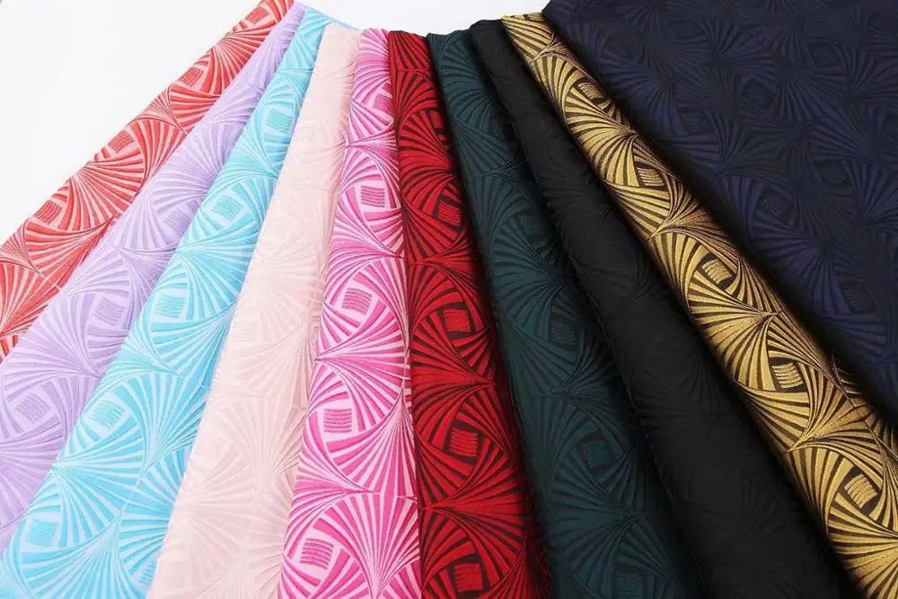 Жаккардовая парча ткань для свадебного платья, жаккардовая парча ткань ткани, вечернее платье юбка Швейные материалы Ткань D05