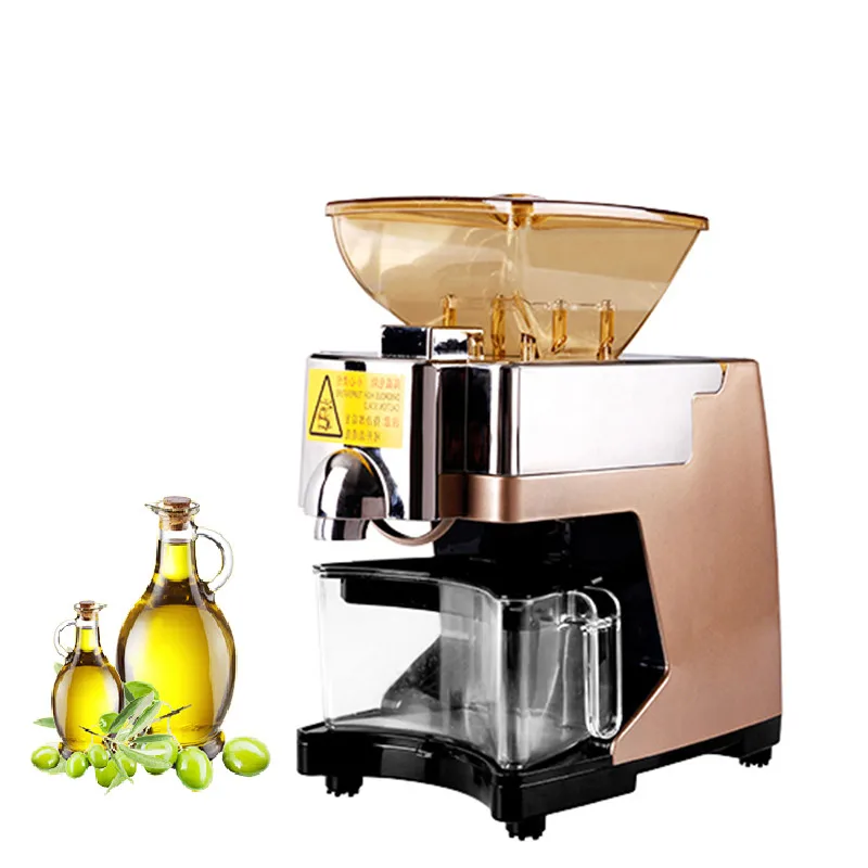 Gold 110V Горячее и холодное коммерческое масло пресс машина высокая скорость экстракции масла арахиса кунжута пресс производитель экстрактор цена - Цвет: Gold 110V