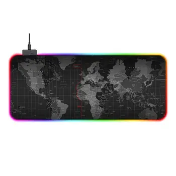 

RGB Gaming Mouse Pad Non-Slip Large Cool Gaming Mouse Mat with 14 Types Light 28GE