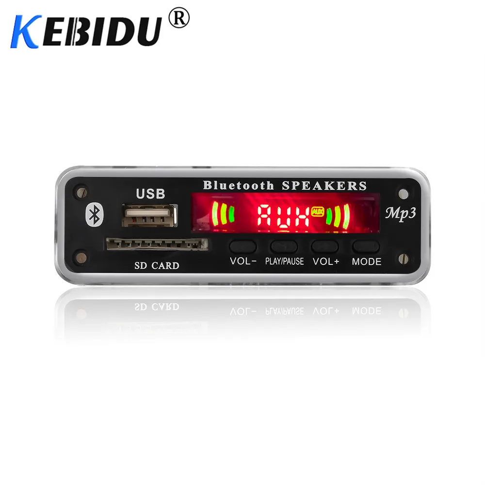 Decoder-Board Audio-Module Car-Accessorier Support Bluetooth Mp3 SD Kebidu Wireless AUX