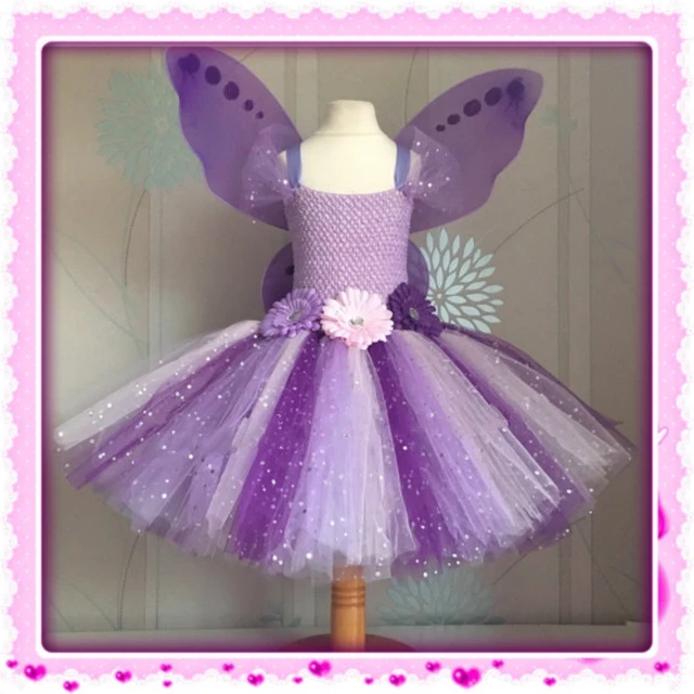 Déguisement Fille Fée Violette 4-6 Ans