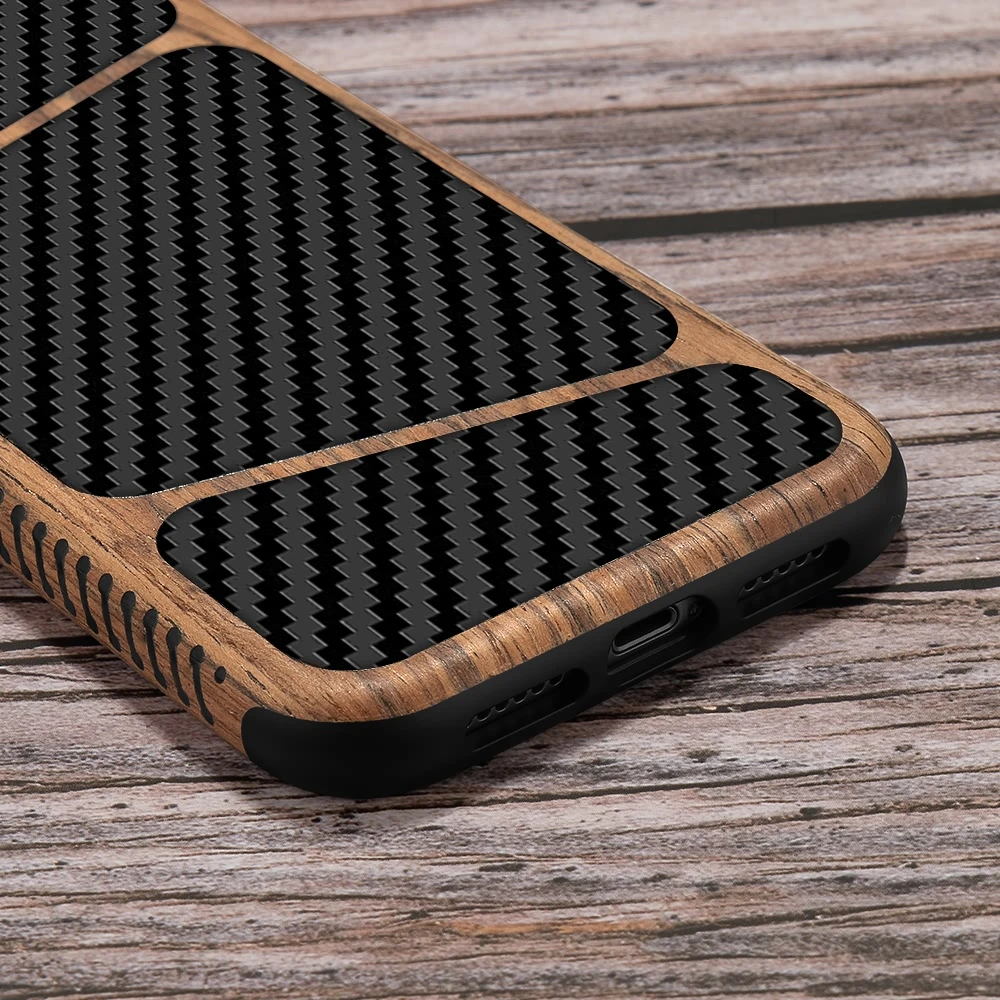 Pepmune винтажный деревянный мягкий чехол из углеродного волокна для iPhone 11 Pro Max X Xr Xs мужской кожаный силиконовый чехол для телефона для iPhone 7 8 Plus