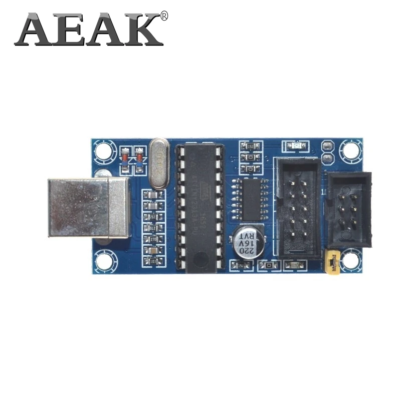 AEAK USBTiny USBtinyISP AVR ISP программатор загрузчик Meag2560 uno r3 6 контактный кабель для