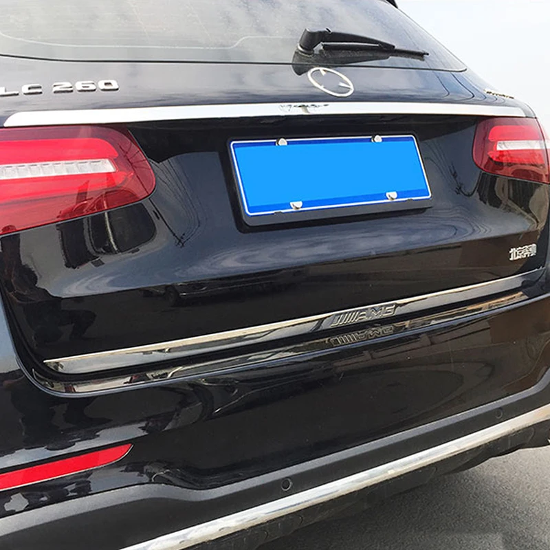 Gelinsi для Mercedes Benz GLC- автомобильный Стайлинг задний багажник декоративная крышка рамка отделка наклейка хромированные внешние аксессуары
