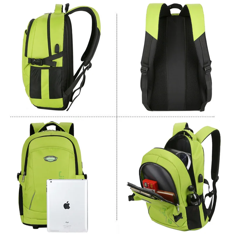 

Business USB Computer Backpack Men's Casual Travel High Middle School Students School Bag Women's Backpack