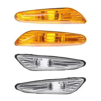 

2 Pcs Amber Turn Light Turn Indicator Side Marker Light Signal Lights For BMW E46 X3 Auto Car Light