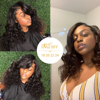 ALI BFF Hair Brazilian Loose Wave 1Bundles 3 Bundle 4 Bundles 100% Remy Human Hair Extensions human Hair Weave Bundles 4