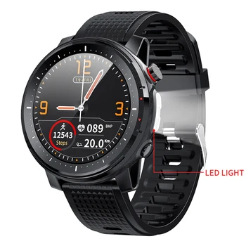 

Smart Watch L15 1.3 inch Full-fit Round Sport Retina Display Bluetooth Music Camera Control With LED Flashlight For Xiaomi