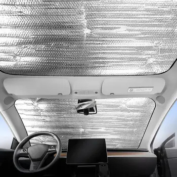 

Glass Roof Sunshade Car Skylight Blind Shading Net for Tesla Model 3 Windshield Shade Front Rear Window SunShade For Tesla Parts