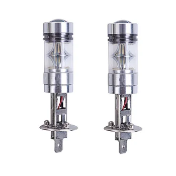 

2pcs Daytime Running 8000K Durable Replacement Parts Anti Fog Easy Install Accessories Led Super Bright Decoration Car Headlight