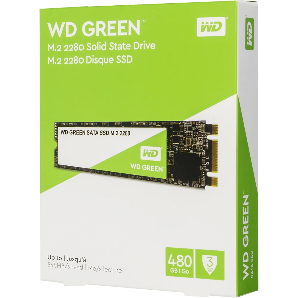 Накопитель SSD WD Original SATA III 480Gb WDS480G2G0B Green M.2 2280