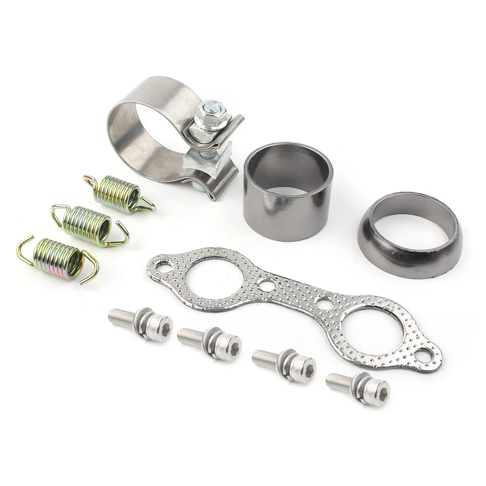 

Motorcycle Exhaust Muffler Springs Kit Gasket Bolt For Polaris UTV RZR S 800 EFI INTL 2013-2014